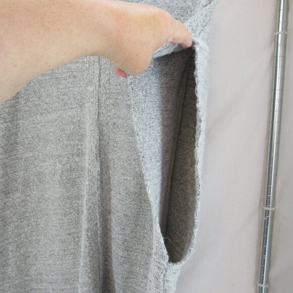 Universal Thread Goods Co. OSFM Sleeveless Light Gray Midi Sweater Wrap One Size - Picture 6 of 10